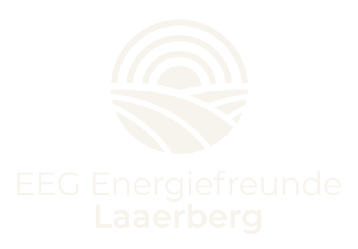 Logo der EEG Energiefreunde Laaerberg: stilisierte Sonne über grünen Feldern